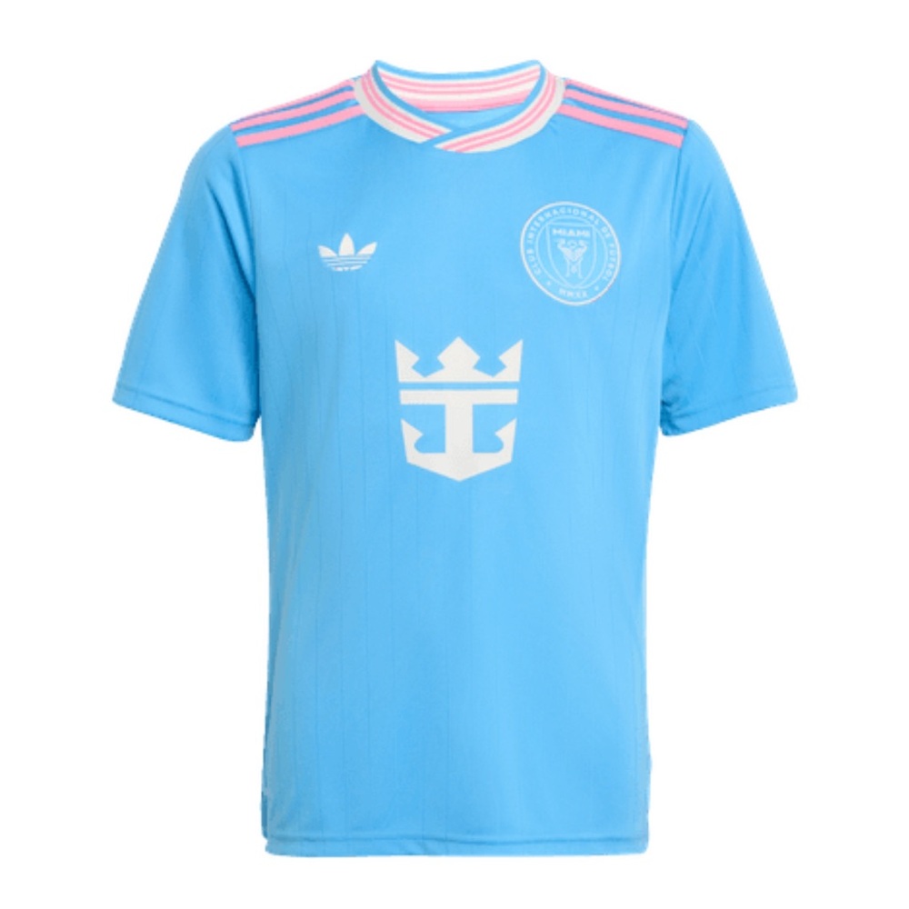 Lionel Messi Adidas Miami FC blue soccer jersey available MLS